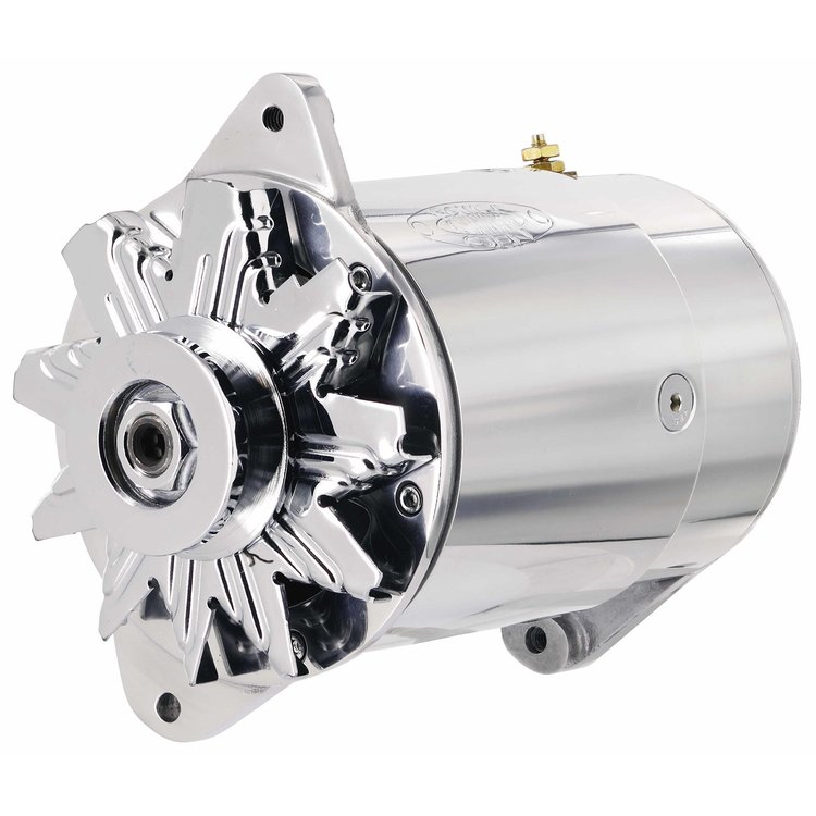 GM Short PowerGEN Alternator Polished