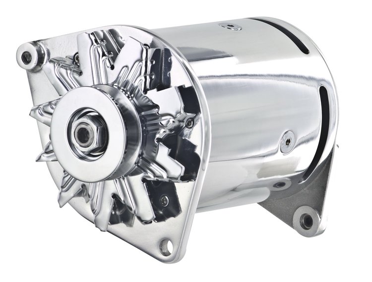PowerGEN Swing Mount Alternator for 1956-57 Ford Thunderbird [Polished]
