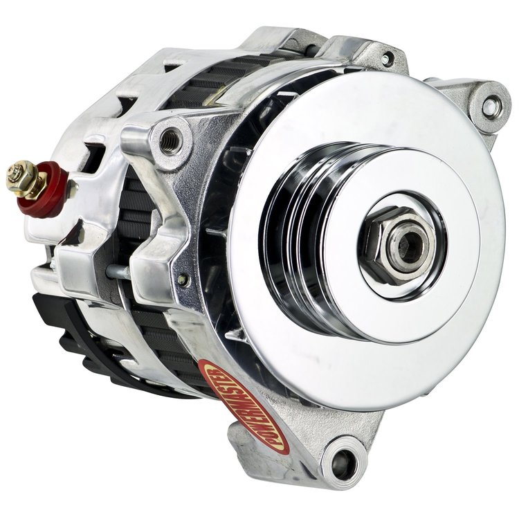 GM 5X5 Compact Race Alternator Polished