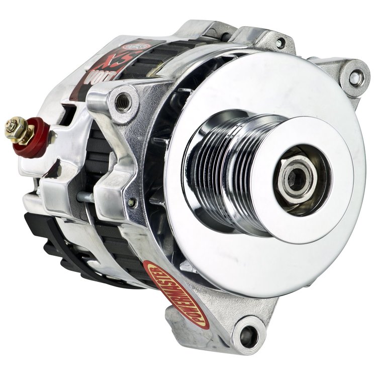 GM 5X5 Compact Race Alternator Polished