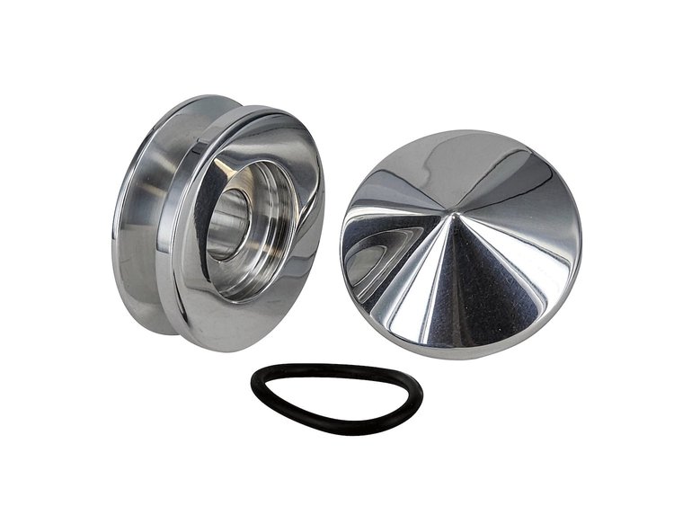 [SI] Polished Finishing Touch Single V-Pulley w/Smooth Cone
