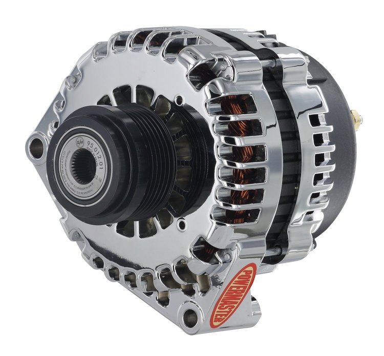 GM AD244 Style Alternator Chrome