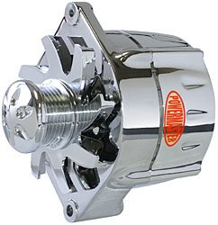 " Bullet" Style Chrome GM Alternator 140 Amp