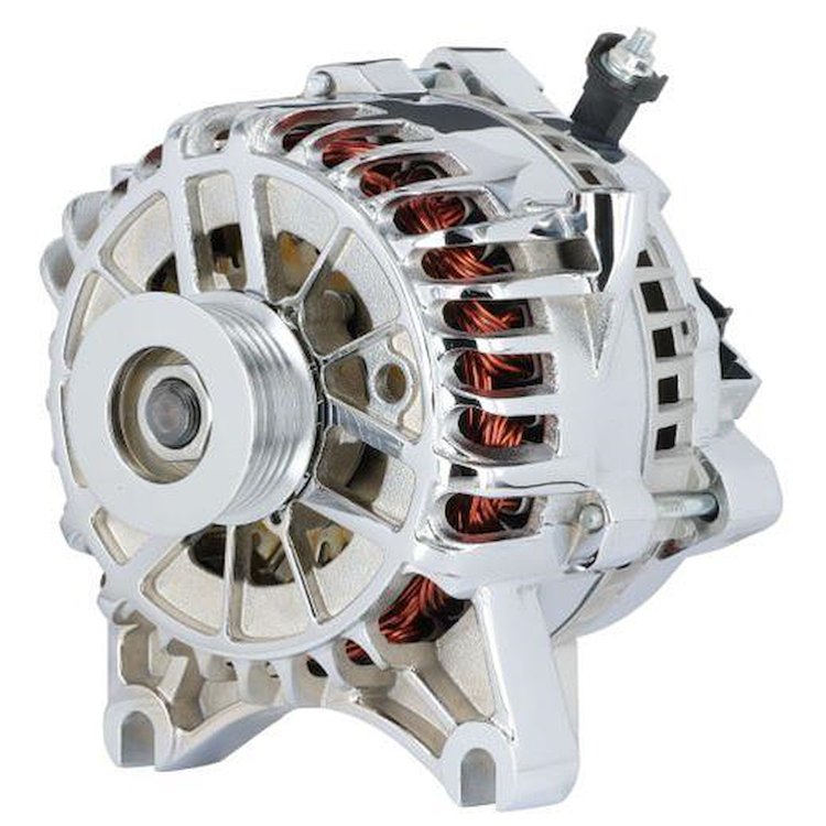 Ford 6G Large Frame V Mount Alternator 200 Amp