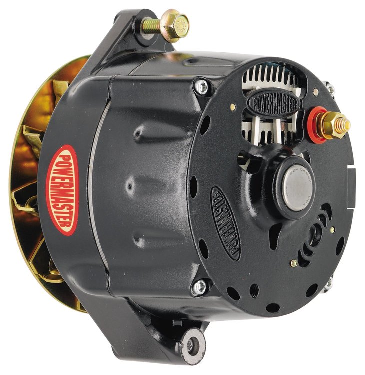 GM 12si-Style Alternator Black "Smooth Look"