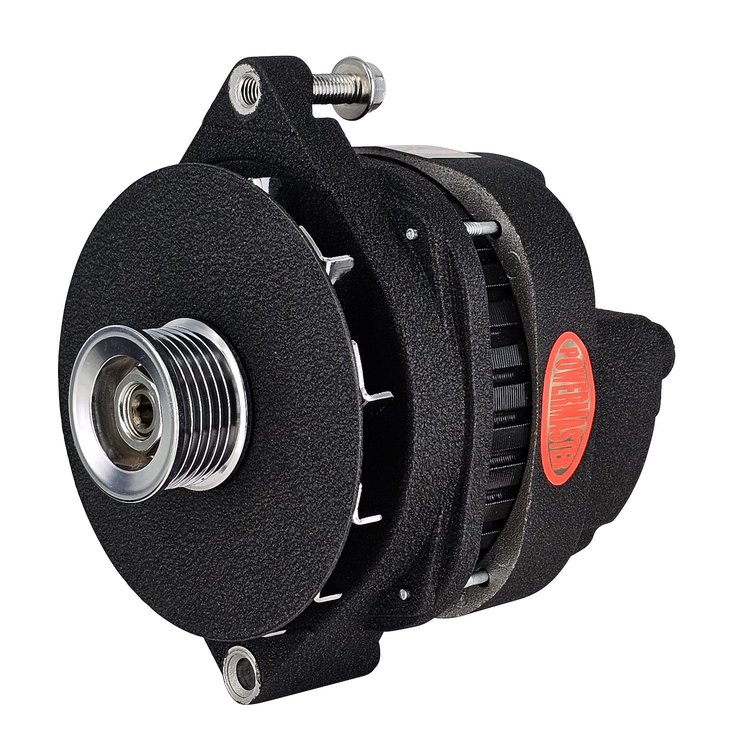 XS Volt CS144 Style SPL Competition Alternator Black Wrinkle