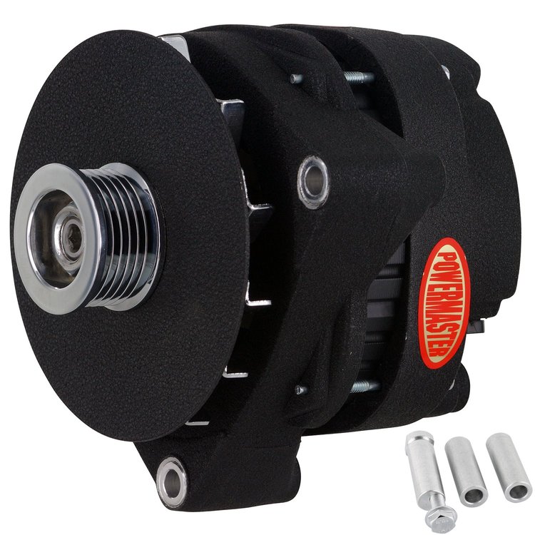 XS Volt CS144 Style SPL Competition Alternator Black Wrinkle