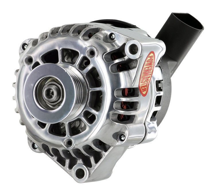 GM CS130D 5.31" Rear Post Alternator Polished