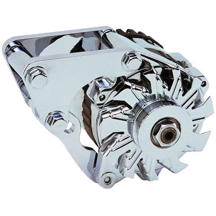 Snug Mount Alternator Kit Chrome