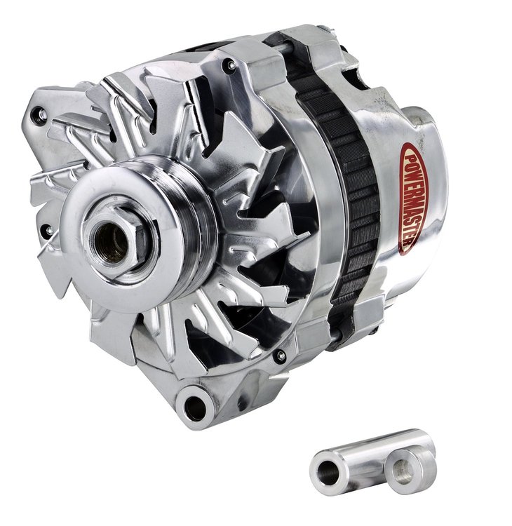 Chrysler Small Block CS130 Polished 140 Amp Alternator