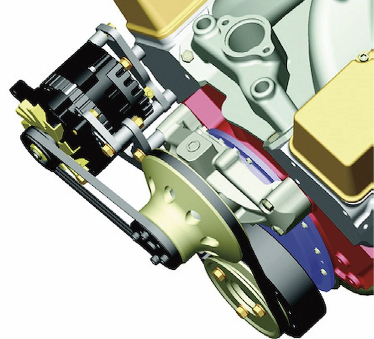 Pro Series High Mount Alternator Kit 100 Amp