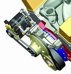 Pro Series High Mount Alternator Kit 100 Amp