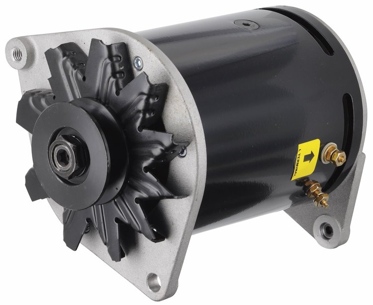 PowerGEN Swing Mount Alternator for 1956-57 Ford Thunderbird [Black]