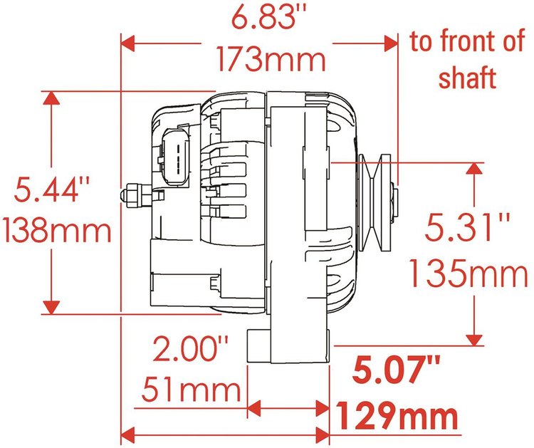 ALT GM CS130D NATURAL 120