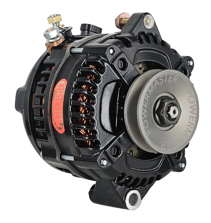 8578011-1 HPR Small Frame Alternator [180A, 1-Wire, GM CS130/12SI/10SI, 6.14 in. Straight Mount, Black]
