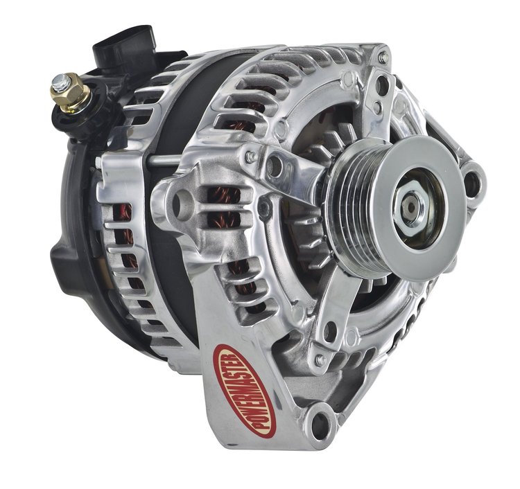 GM Alternator Polished 3-Wire, Serpentine Pulley