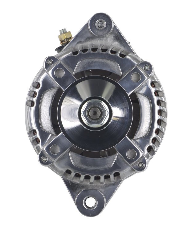 GM 12si-Style Alternator Polished 1-Wire, V-Belt Pulley