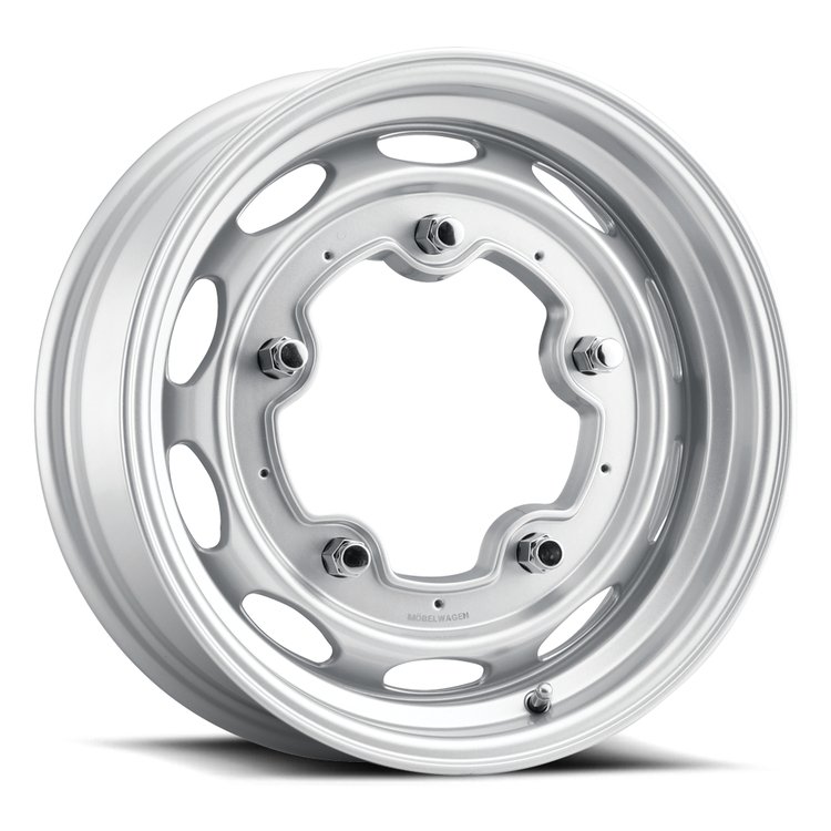 MW-520S Interceptor Wheel, Size: 15" x 5.50", Bolt Pattern: 5 x 205 mm [Finish: Silver]