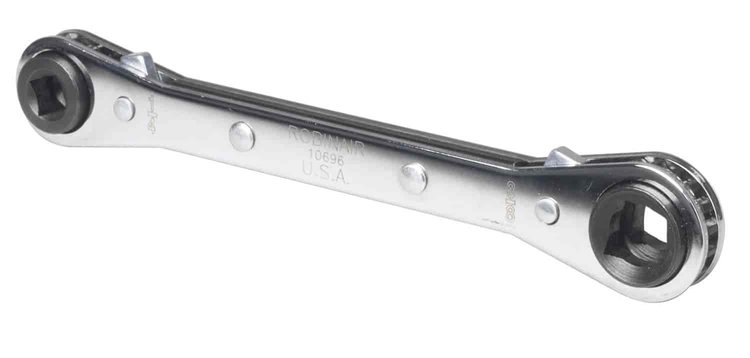 Reversible Ratchet Wrench 1/4in - 5/16in Square Openings