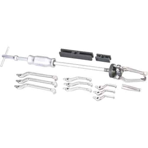 Slide Hammer Puller Set Includes: Reversible-Jaw Slide Hammer Puller