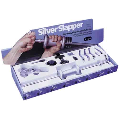 8-Way Slide Hammer Puller Set For 2/3-Way Internal And External Jobs