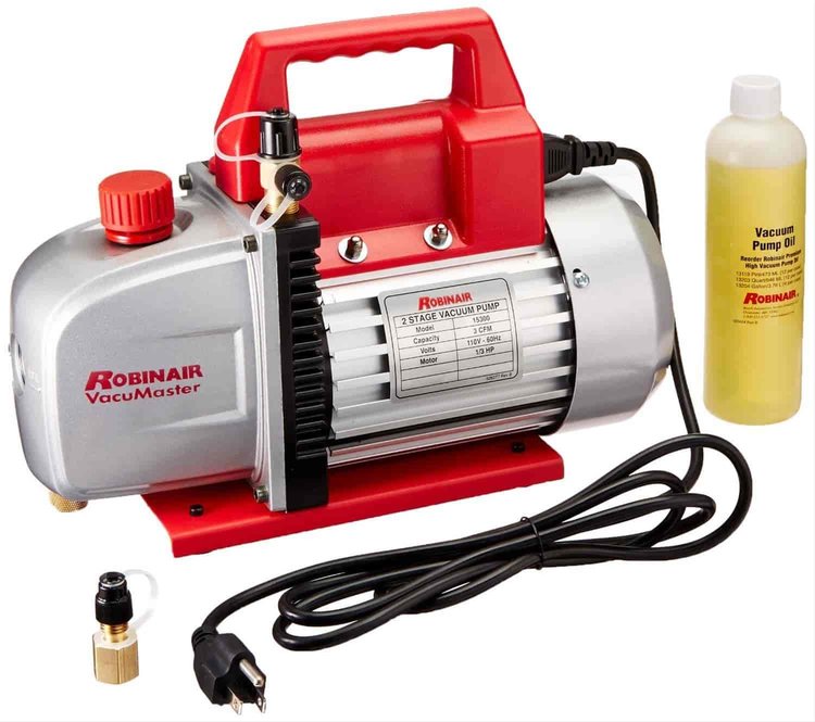 Vacuum Pump 110 3 Cfm - 2 Stage