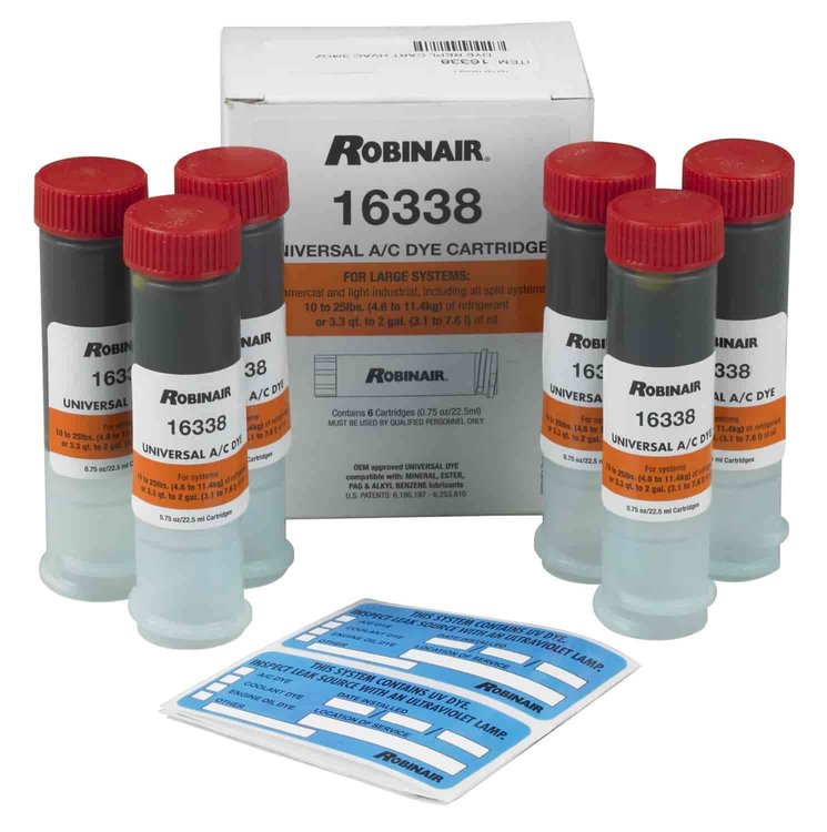 Hvac Cart Dye 3/4 Oz 6 Per Case