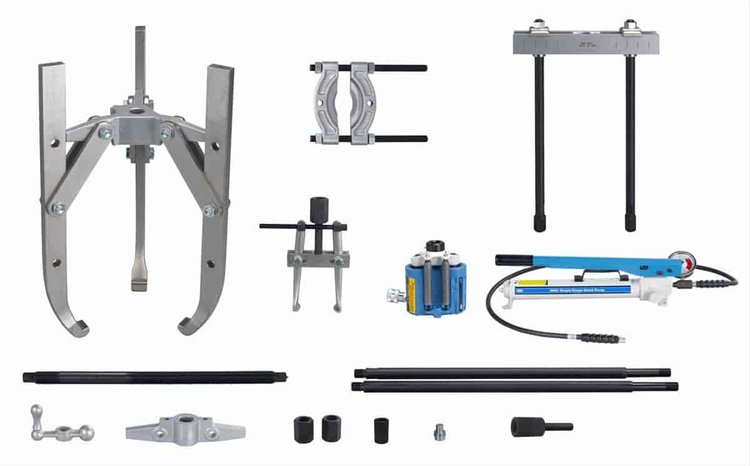 17-1/2 Ton Hydraulic Puller Set