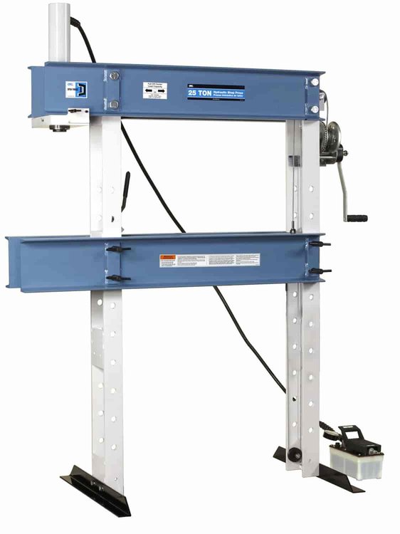 25 Ton Open Throat Press W/Air Pump