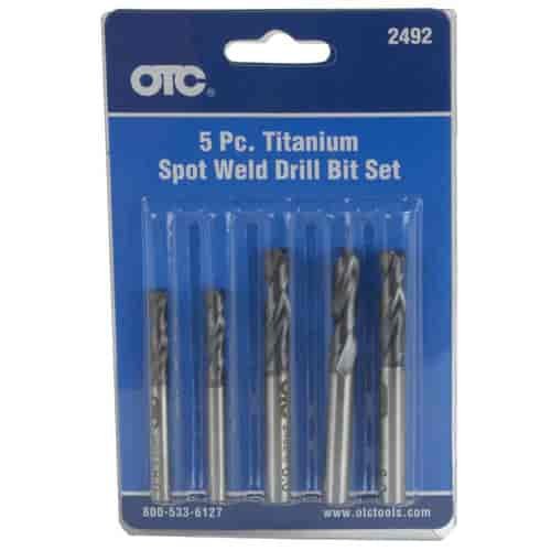 Spot Weld Drill Bits 2 - 6mm x 50mm bits