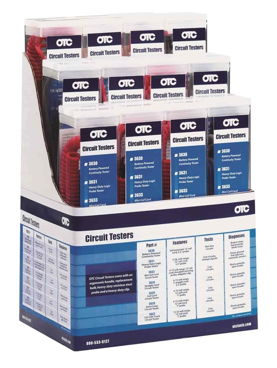 12-Pack Circuit Tester Display