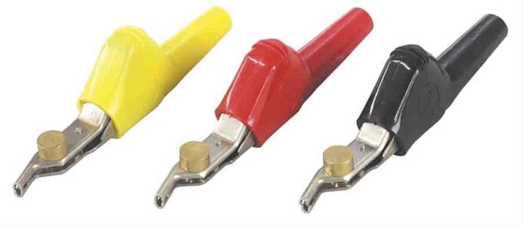 3Pc R/Y/B 5-Way Alligator Clips