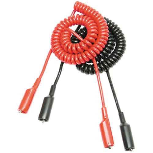 Twin 5-Foot Jumper Leads Includes A Variety Of Interchangeable Tips