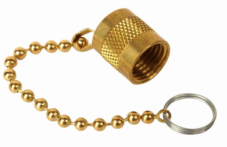 1/4in Cap W/Chain