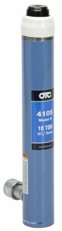 10-Ton Ram with Half Coupler [10-1/8 in. Stroke]