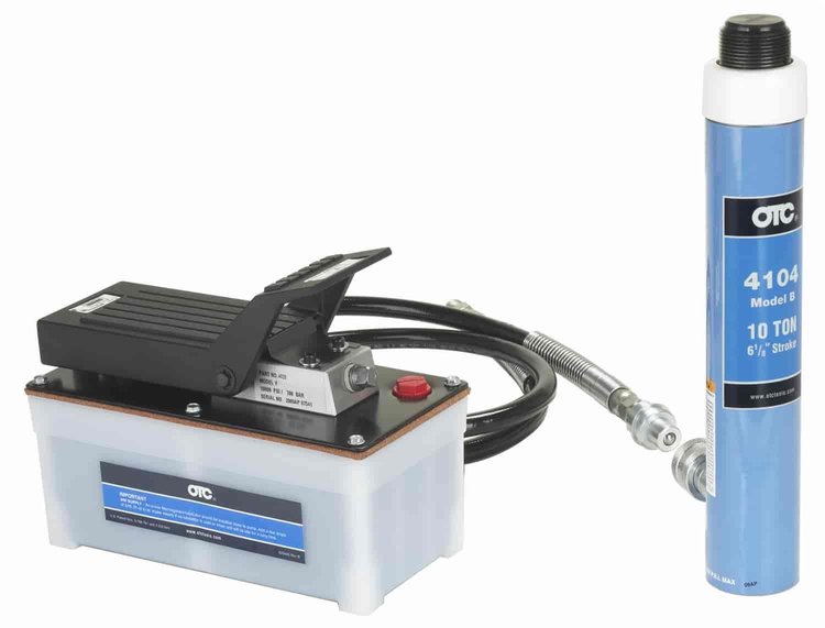 Air Hydraulic Pump And Ram Set