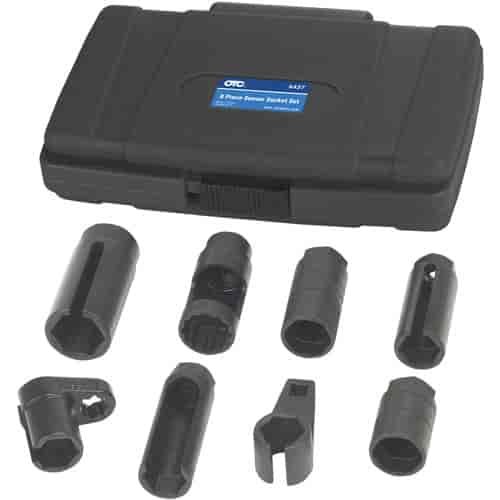 Oxygen Sensor Socket Set 8-Piece Includes: