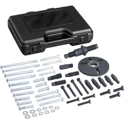 Harmonic Balancer Puller And Installer Set For Removal Of Press-Fitted Harmonic Balancers And Drive Pulleys Includes: