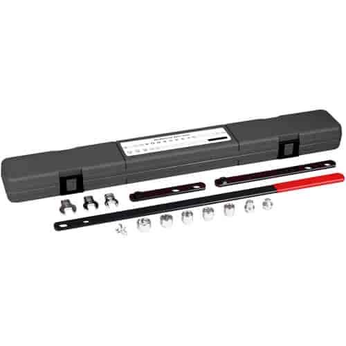 Serpentine Belt Tool Fits Tensioner Pulleys With 13mm-16mm, 18mm Hex Or 3/8" And 1/2" Square Drives