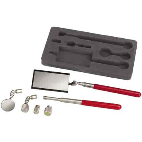 Mirror And Magnet Set Handles telescope from 6-1/2" to 25"