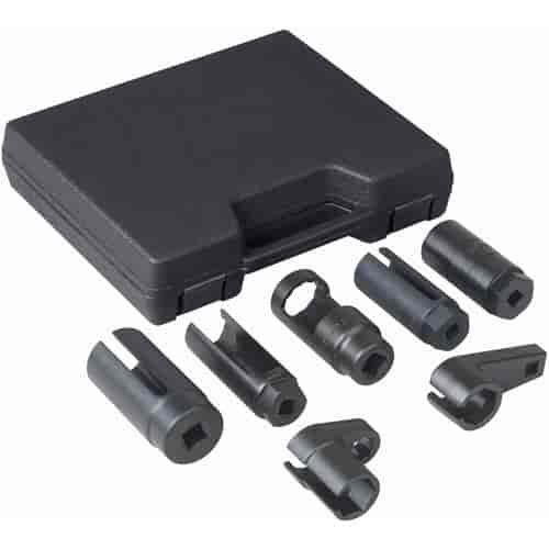 Oxygen Sensor Socket Set 7-Piece Includes: