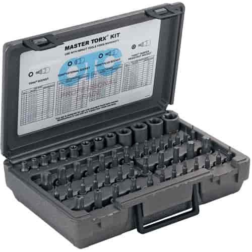 Master Torx Socket Set 52-Piece Processional Socket Set Includes: