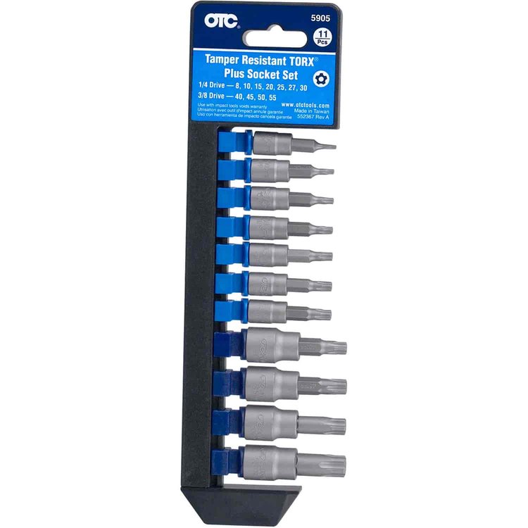 Tamper-Resistant Torx Set 11-Piece