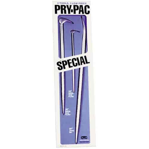 Pry Bar Set 3-Piece Includes: