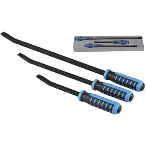 Heavy Duty Handled Pry Bar Set 3-Piece Includes: