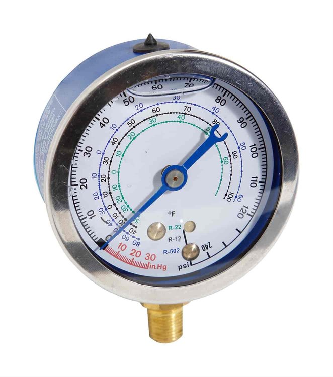 63mm Glycerin Low Side Gauge