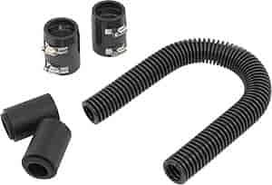 HOSE 24in RADIATOR-W/BLACK CAPS