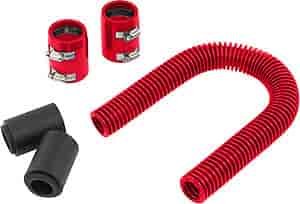 HOSE 24in RADIATOR-W/RED CAPS