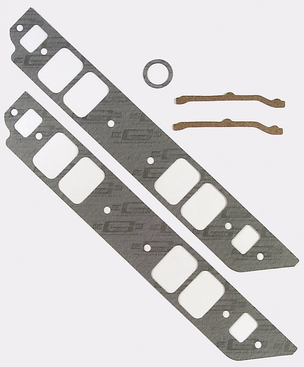 Performance Intake Manifold Gaskets for 1965-1990 Chevy 396-454 Big Block [Rectangle Raised Port]