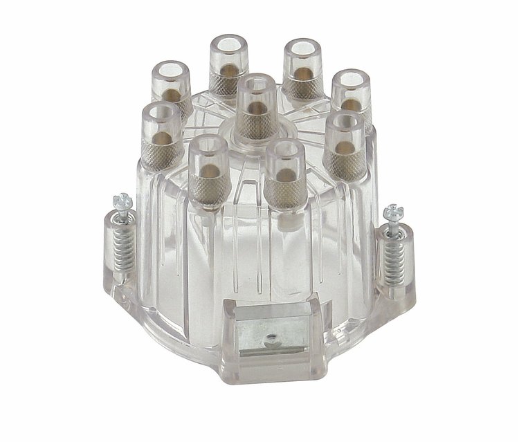 Transparent Distributor Cap 1957-74 GM V8, with Window